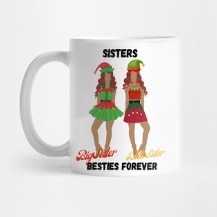 Big sister, little sister, Christmas shirt elf, Christmas gifts for women, Christmas gifts Mug